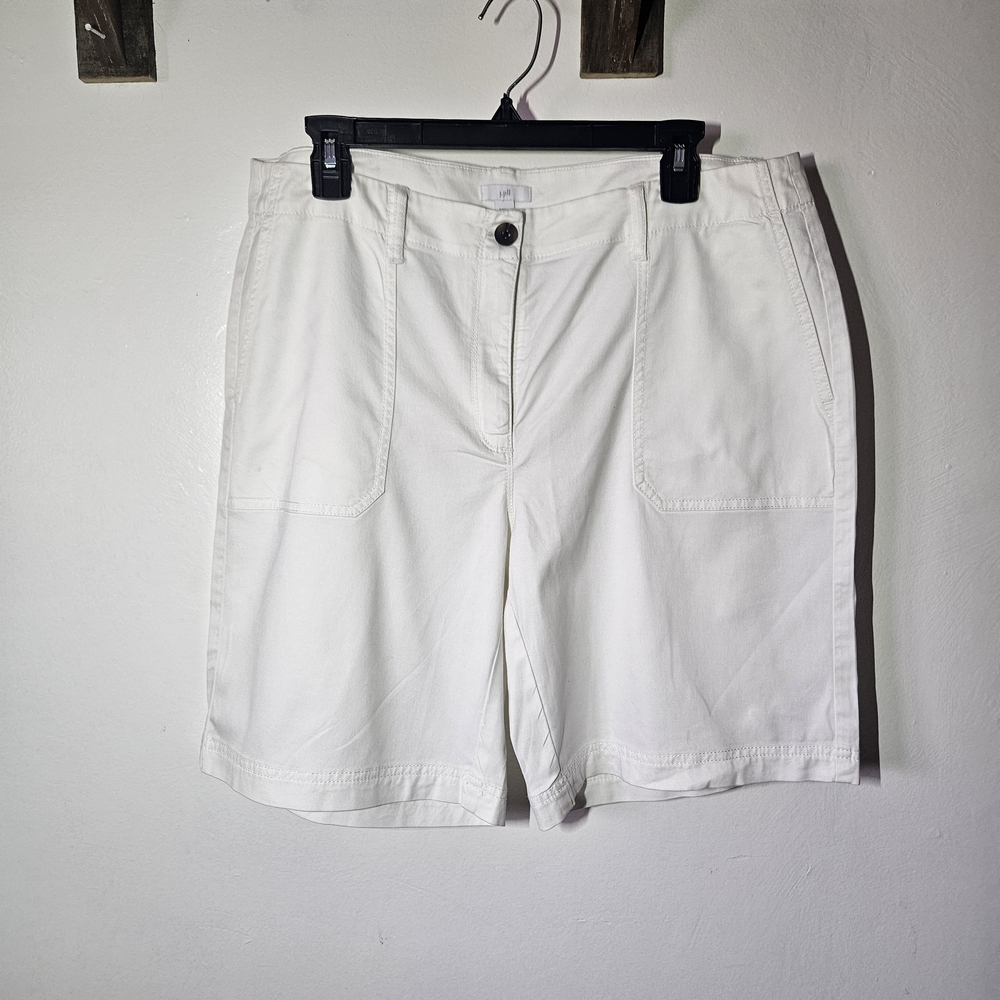 J. Jill Cream Women's Bermuda Shorts